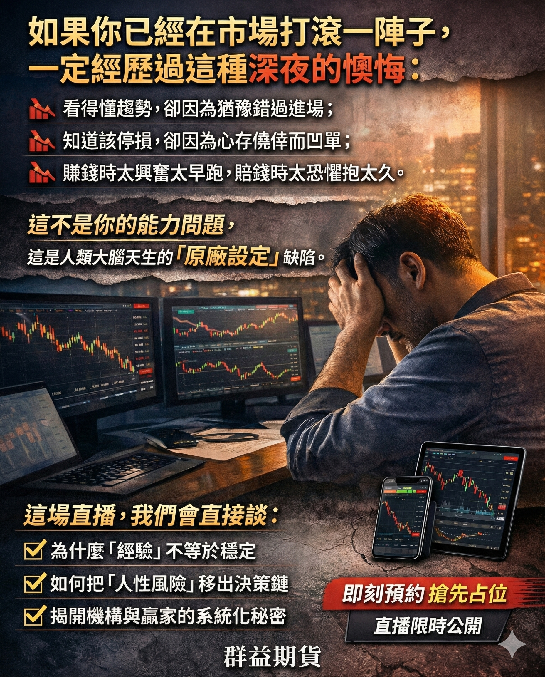 如何把「人性風險」移出決策鏈 揭開法人的系統化秘密｜2026/1/8(四) 線上講座