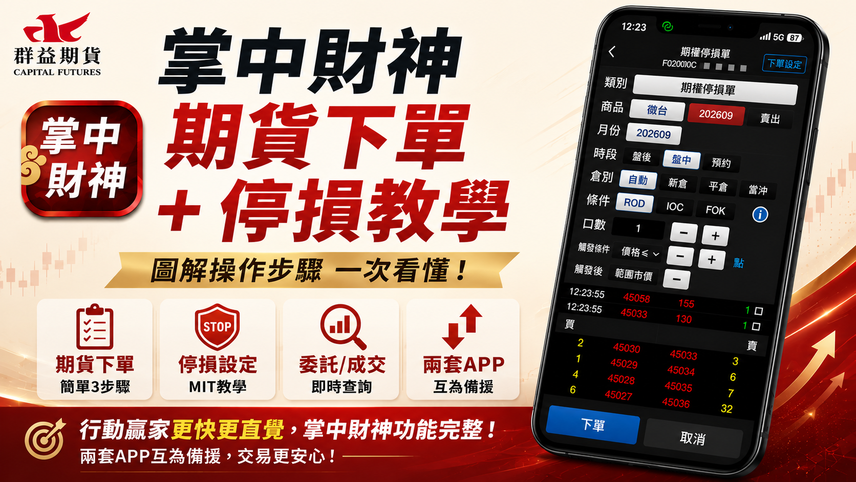 掌中財神｜期貨下單與停損完整教學｜小涵專欄